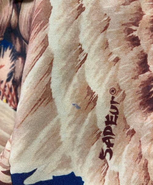 SAPEur（サプール）SAPEur (サプール) アロハシャツ 大鷹 ベージュ サイズ:Lの古着・服飾アイテム