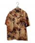 SAPEur（サプール）の古着「アロハシャツ 大鷹」｜ベージュ