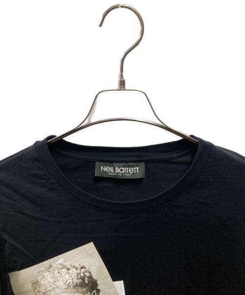 NEIL BARRETT（ニールバレット）NEIL BARRETT (ニールバレット) RAP CULES 2 Tシャツ ブラック サイズ:ＸＬの古着・服飾アイテム