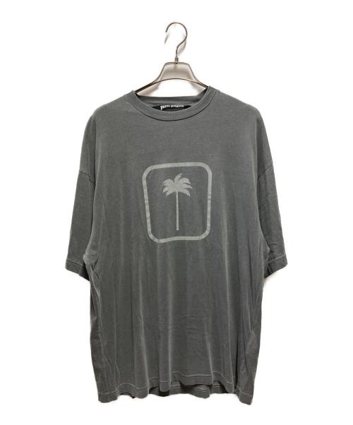 Palm Angels（パーム エンジェルス）Palm Angels (パーム エンジェルス) プリントTシャツ グレー サイズ:Ｍの古着・服飾アイテム