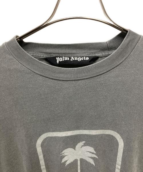 Palm Angels（パーム エンジェルス）Palm Angels (パーム エンジェルス) プリントTシャツ グレー サイズ:Ｍの古着・服飾アイテム