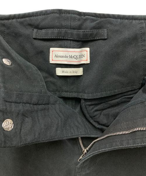 ALEXANDER McQUEEN（アレキサンダーマックイーン）ALEXANDER McQUEEN (アレキサンダーマックイーン) カーゴジョガーパンツ ブラック サイズ:46の古着・服飾アイテム