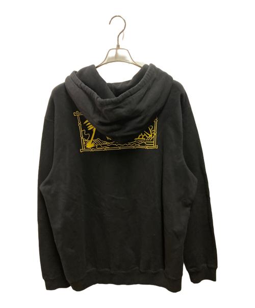 OCTOBERS VERY OWN（オクトーバーズ ベリー オウン）OCTOBERS VERY OWN (オクトーバーズ ベリー オウン) AVANTI (アヴァンティ) コラボプリントパーカー ブラック サイズ:XLの古着・服飾アイテム