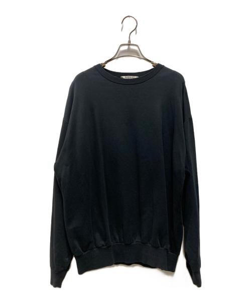 AURALEE（オーラリー）AURALEE (オーラリー) ELASTIC HIGH GAUGE SWEAT P/O ブラック サイズ:3の古着・服飾アイテム