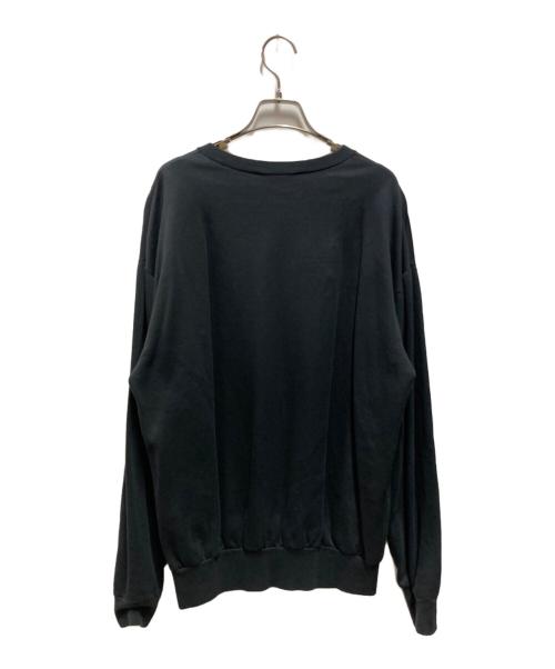 AURALEE（オーラリー）AURALEE (オーラリー) ELASTIC HIGH GAUGE SWEAT P/O ブラック サイズ:3の古着・服飾アイテム