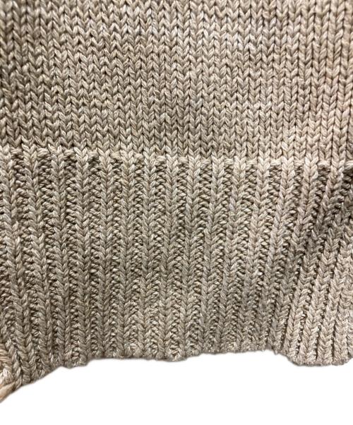 Maison Margiela（メゾンマルジェラ）Maison Margiela (メゾンマルジェラ) コットンセルロースヘンプニットベスト S50TH0056 ベージュ サイズ:Sの古着・服飾アイテム