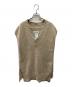 Maison Margiela（メゾンマルジェラ）の古着「コットンセルロースヘンプニットベスト S50TH0056」｜ベージュ