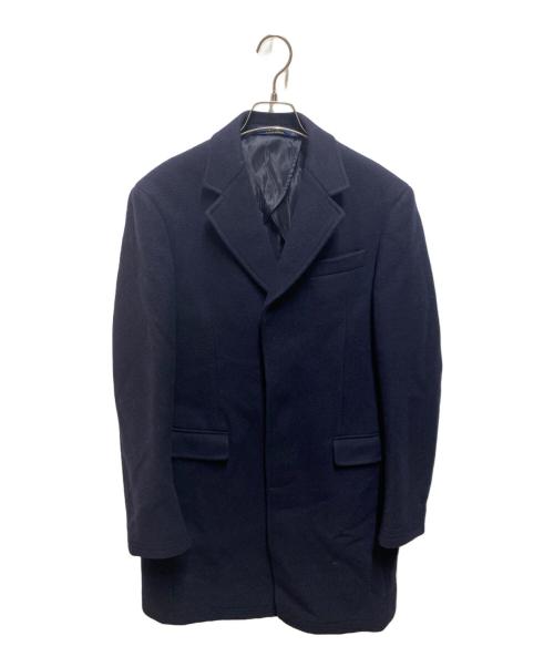 POLO RALPH LAUREN（ポロ・ラルフローレン）POLO RALPH LAUREN (ポロ・ラルフローレン) ウール混チェスターコート ネイビー サイズ:XSの古着・服飾アイテム