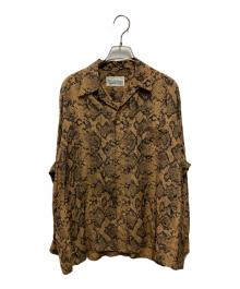 WACKO MARIA（ワコマリア）の古着「HAWAIIAN SHIRT L/S パイソン」｜ベージュ