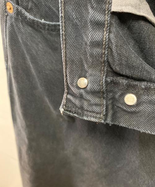 LEVI'S（リーバイス）LEVI'S (リーバイス) 後染めデニムパンツ ブラック サイズ:33の古着・服飾アイテム