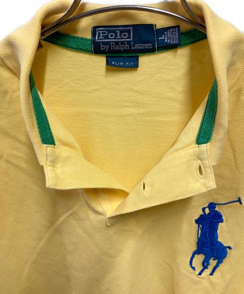 POLO RALPH LAUREN（ポロ・ラルフローレン）POLO RALPH LAUREN (ポロ・ラルフローレン) ビッグポニーポロシャツ イエロー サイズ:Lの古着・服飾アイテム