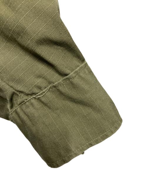 US ARMY（ユーエスアーミー）US ARMY (ユーエスアーミー) 70sジャングルファティーグジャケット 8415-935-4703 リップストップ ミリタリージャケット グリーン サイズ:XSの古着・服飾アイテム