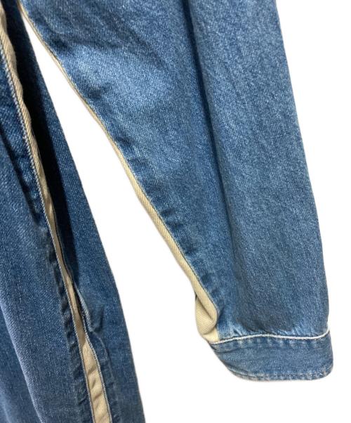 DIESEL（ディーゼル）DIESEL (ディーゼル) ロングデニムシャツ インディゴ サイズ:Ｓの古着・服飾アイテム