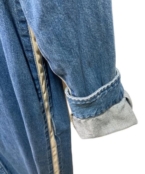 DIESEL（ディーゼル）DIESEL (ディーゼル) ロングデニムシャツ インディゴ サイズ:Ｓの古着・服飾アイテム