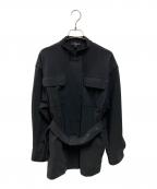 theoryセオリー）の古着「Precision Ponte2 Cargo Coat カーゴコート 01-2309600」｜ブラック
