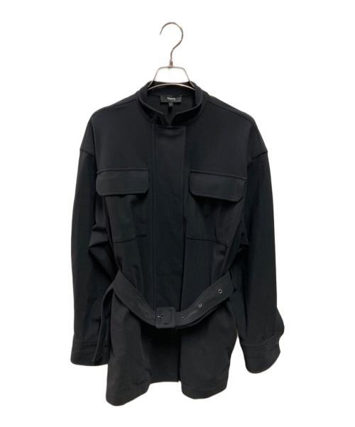 theory（セオリー）theory (セオリー) Precision Ponte2 Cargo Coat カーゴコート 01-2309600 ブラック サイズ:Ｓの古着・服飾アイテム