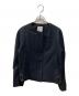 ebure（エブール）の古着「ノーカラージャケット 2510400081」｜ネイビー