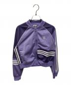 adidasアディダス）の古着「トラックジャケット」｜パープル