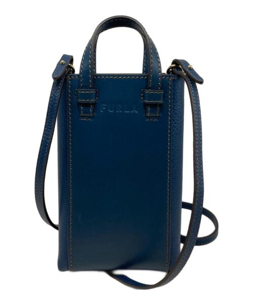 FURLA（フルラ）FURLA (フルラ) ショルダーバッグ ブルーの古着・服飾アイテム