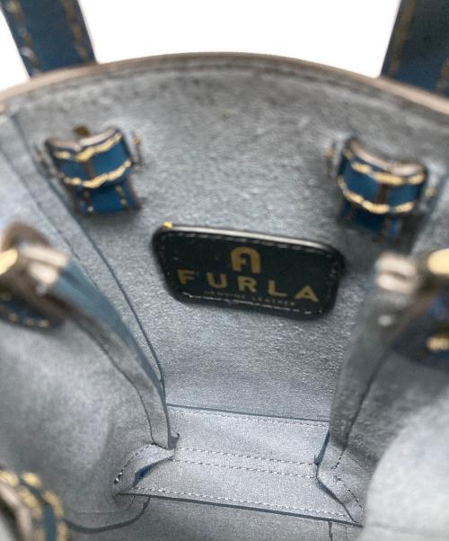 FURLA（フルラ）FURLA (フルラ) ショルダーバッグ ブルーの古着・服飾アイテム