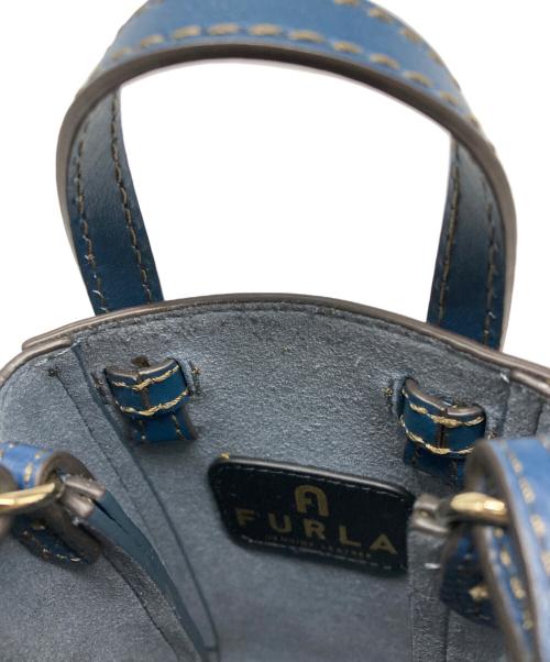 FURLA（フルラ）FURLA (フルラ) ショルダーバッグ ブルーの古着・服飾アイテム