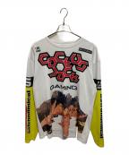 cactus jackカクタス・ジャック）の古着「Gaming L/S Jersey カットソー」｜ホワイト