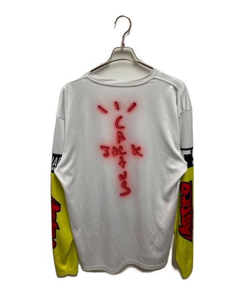cactus jack（カクタス・ジャック）cactus jack (カクタス・ジャック) Gaming L/S Jersey カットソー ホワイト サイズ:XLの古着・服飾アイテム