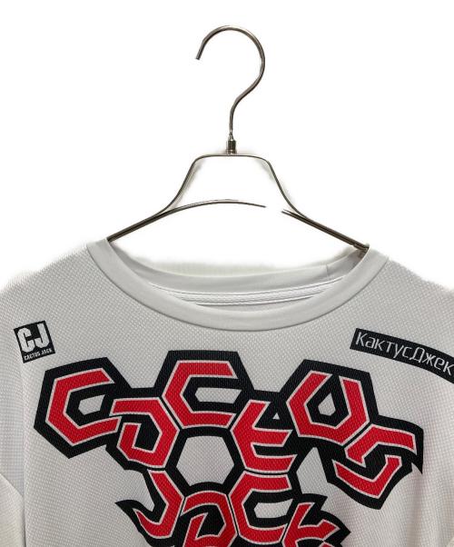 cactus jack（カクタス・ジャック）cactus jack (カクタス・ジャック) Gaming L/S Jersey カットソー ホワイト サイズ:XLの古着・服飾アイテム
