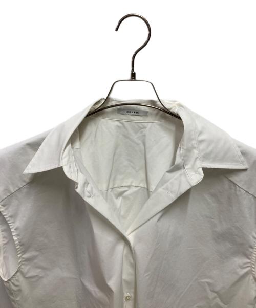 CELERI（セルリ）CELERI (セルリ) 25SS Sleeveless ワイドシャツ L'Appartement DEUXIEME CLASSE ノースリーブシャツ ホワイト サイズ:サイズ詳細参照の古着・服飾アイテム