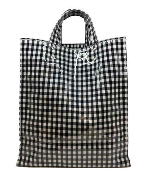 TEMBEA（テンベア）TEMBEA (テンベア) PAPER TOTE ホワイト×ブラックの古着・服飾アイテム