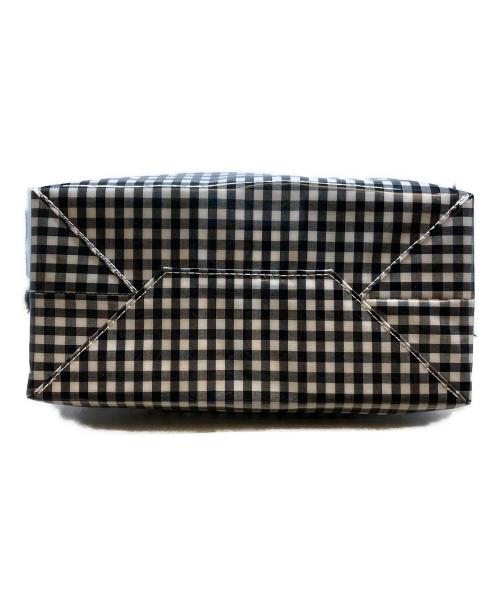 TEMBEA（テンベア）TEMBEA (テンベア) PAPER TOTE ホワイト×ブラックの古着・服飾アイテム