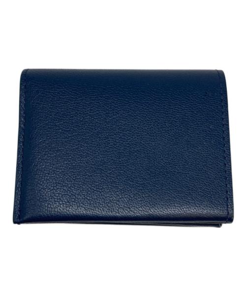 MOLINI（モリニ）MOLINI (モリニ) Bifold Compact Wallet - Navy × Navy ネイビーの古着・服飾アイテム