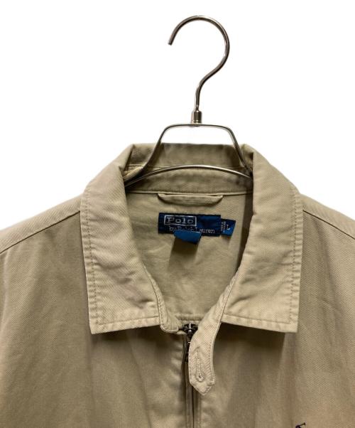 POLO RALPH LAUREN（ポロ・ラルフローレン）POLO RALPH LAUREN (ポロ・ラルフローレン) 90's スイングトップ  ベージュ サイズ:Ｌの古着・服飾アイテム