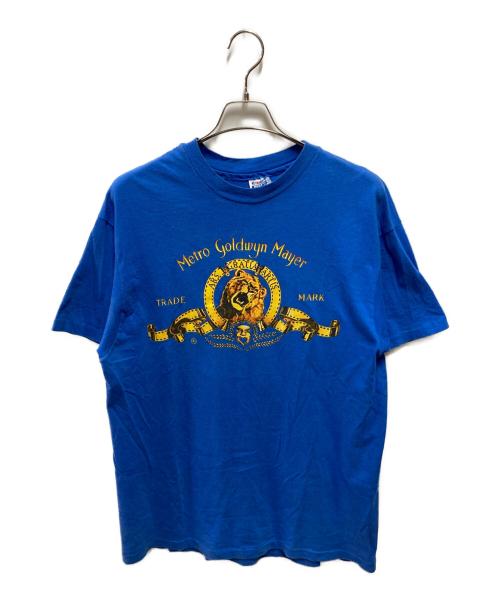 Hanes（ヘインズ）Hanes (ヘインズ) 90’Ｓ metro goldwyn mayer Tシャツ ブルー サイズ:Lの古着・服飾アイテム
