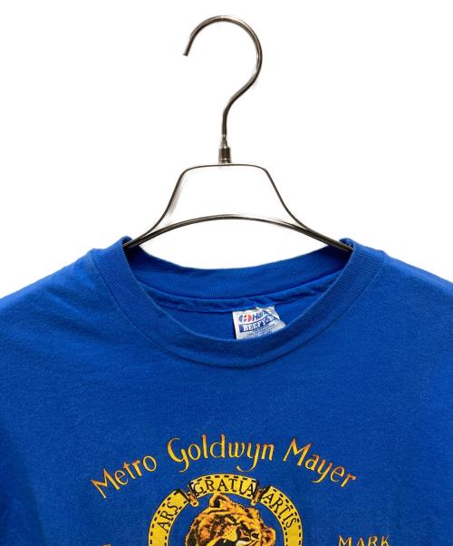 Hanes（ヘインズ）Hanes (ヘインズ) 90’Ｓ metro goldwyn mayer Tシャツ ブルー サイズ:Lの古着・服飾アイテム