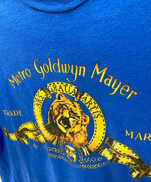 Hanes（ヘインズ）Hanes (ヘインズ) 90’Ｓ metro goldwyn mayer Tシャツ ブルー サイズ:Lの古着・服飾アイテム