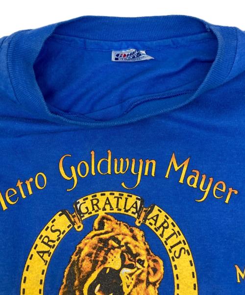 Hanes（ヘインズ）Hanes (ヘインズ) 90’Ｓ metro goldwyn mayer Tシャツ ブルー サイズ:Lの古着・服飾アイテム