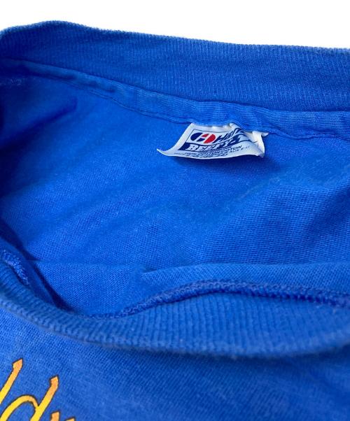 Hanes（ヘインズ）Hanes (ヘインズ) 90’Ｓ metro goldwyn mayer Tシャツ ブルー サイズ:Lの古着・服飾アイテム
