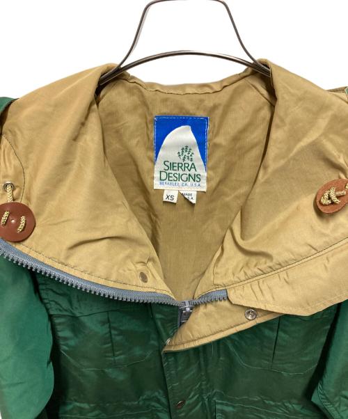 SIERRA DESIGNS（シエラデザインズ）SIERRA DESIGNS (シエラデザインズ) 80's mountain parka マウンテンパーカー グリーン サイズ:XSの古着・服飾アイテム