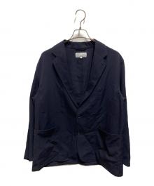 FOLL（フォル）の古着「washed wool gaba daily jacket」｜ネイビー