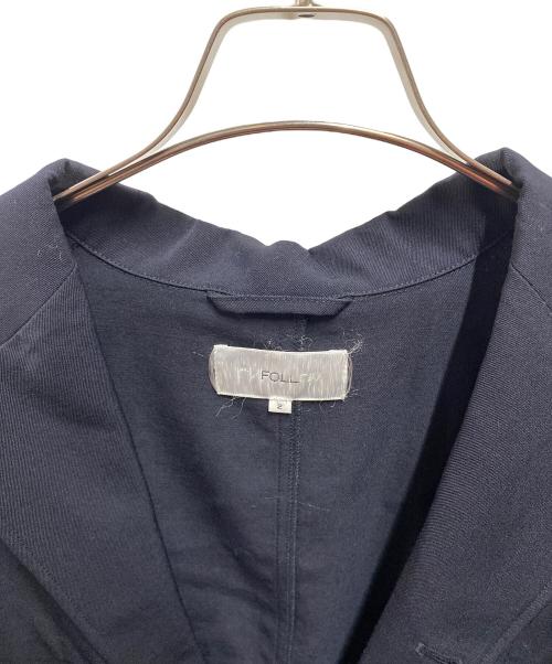 FOLL（フォル）FOLL (フォル) washed wool gaba daily jacket ネイビー サイズ:Ｍの古着・服飾アイテム