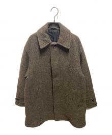 STEVEN ALAN（スティーブンアラン）の古着「KNIT FLEC HALF BALMACAAN COAT」｜ブラウン