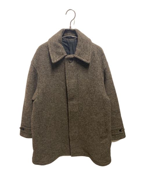 STEVEN ALAN（スティーブンアラン）STEVEN ALAN (スティーブンアラン) KNIT FLEC HALF BALMACAAN COAT ブラウン サイズ:Sの古着・服飾アイテム
