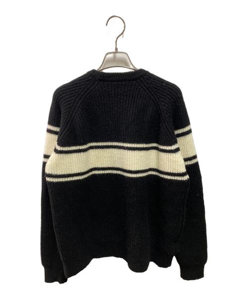 MARNI（マルニ）MARNI (マルニ) stripe sweater ブラック サイズ:14の古着・服飾アイテム