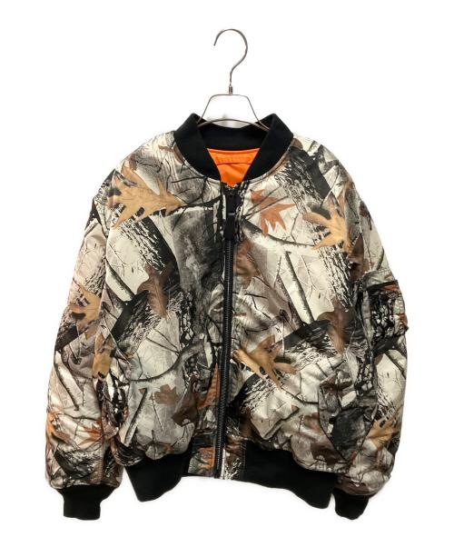 ALPHA（アルファ）ALPHA (アルファ) MA-1ジャケット ベージュ サイズ:XLの古着・服飾アイテム