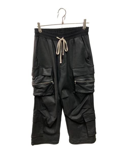 DANKE SCHON（ダンケ シェーン）DANKE SCHON (ダンケ シェーン) PREMIUM COATING WIDE POCKET PANTS ブラック サイズ:30の古着・服飾アイテム