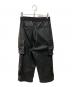 DANKE SCHON (ダンケ シェーン) PREMIUM COATING WIDE POCKET PANTS ブラック サイズ:30：6000円