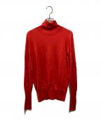 THE SHINZONEザ シンゾーン）の古着「COTTON SILK HIGH NECK KNIT」｜レッド
