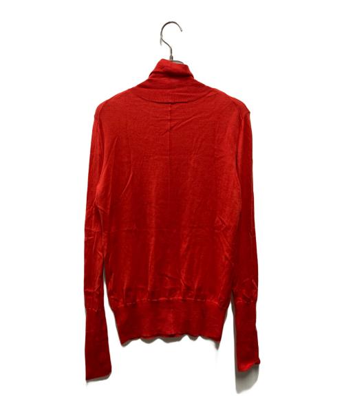 THE SHINZONE（ザ シンゾーン）THE SHINZONE (ザ シンゾーン) COTTON SILK HIGH NECK KNIT レッド サイズ:Ｆ0の古着・服飾アイテム