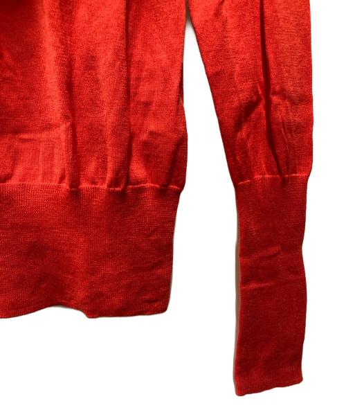 THE SHINZONE（ザ シンゾーン）THE SHINZONE (ザ シンゾーン) COTTON SILK HIGH NECK KNIT レッド サイズ:Ｆ0の古着・服飾アイテム